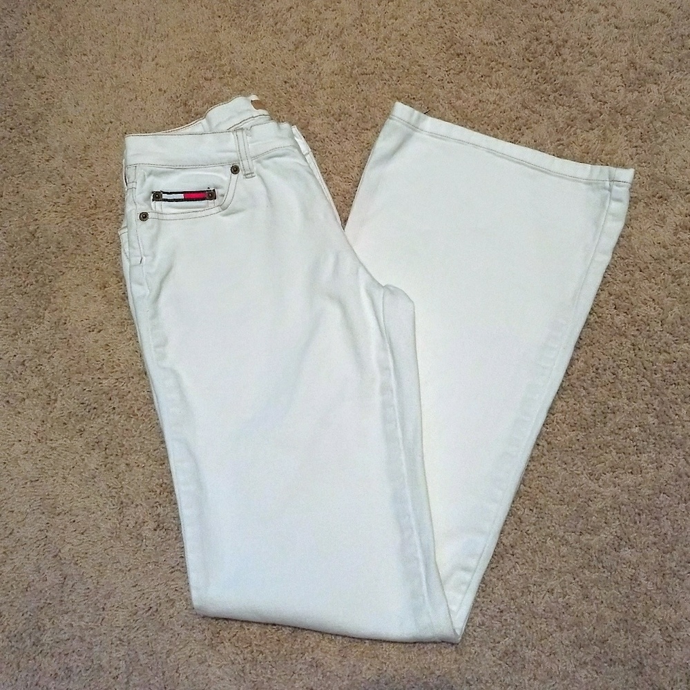 ✴️ Tommy Hilfiger White Flare Leg Jeans